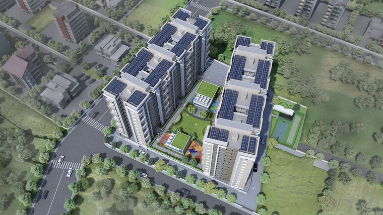 Master Plan, prasun-sarvam 2 Bedroom 1000 Sq.Ft. Apartment In Kharadi Pune 9667921