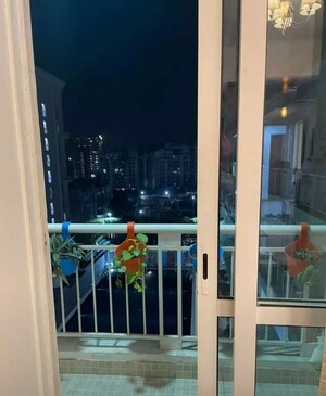 Balcony in 1 BHK Apartment at Vibhuti Khand – for Rent