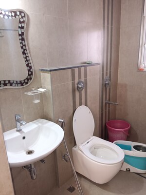 Bathroom in 2 BHK Apartment at Purva Silversands, Mundhwa – for Rent