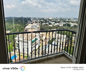 Balcony in 3 BHK Apartment at NCC Nagarjuna Meadows, Yelahanka – for Rent