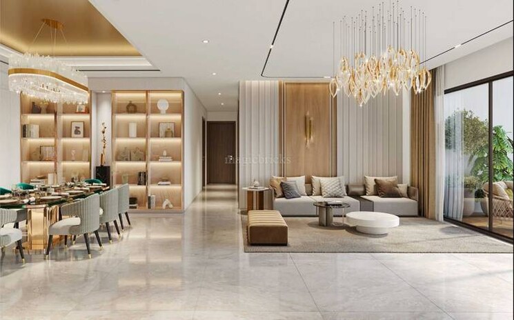 Living Room, k-raheja-antares 3 Bedroom 1704 Sq.Ft. Apartment In Kanjurmarg West Mumbai 9668065