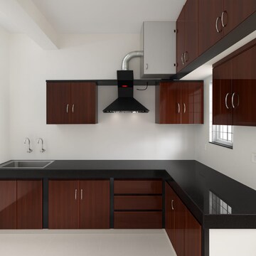 Kitchen in 2 BHK Builder Floor at Kondapur – for Rent