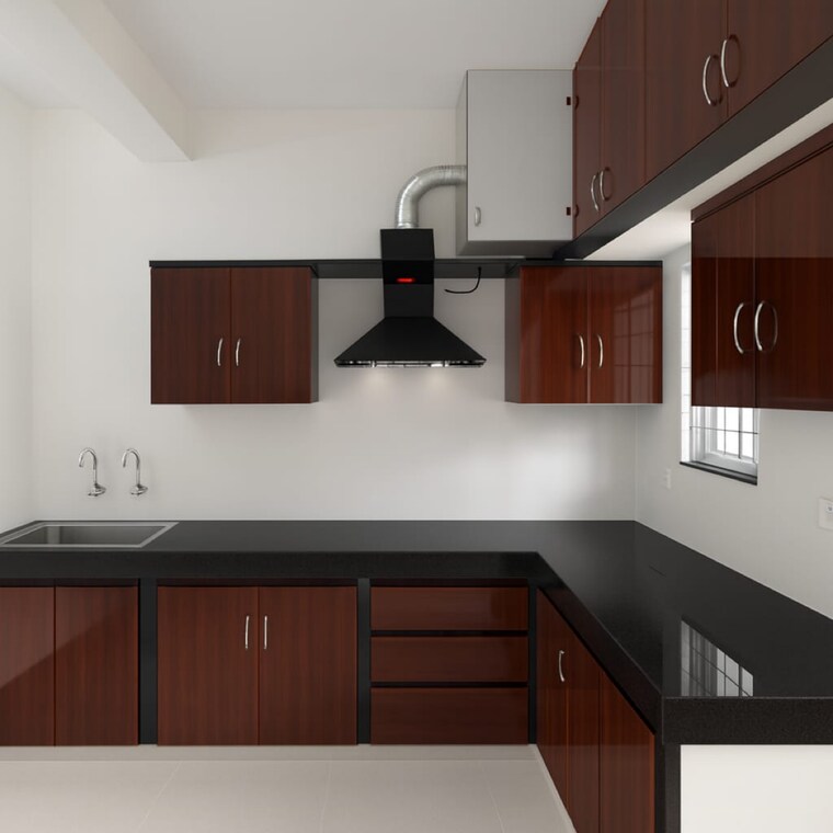 Kitchen, kondapur 2 Bedroom 1200 Sq.Ft. Builder Floor In Kondapur Hyderabad 9668160