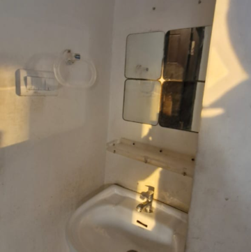 Bathroom in 2 BHK Builder Floor at Kondapur – for Rent