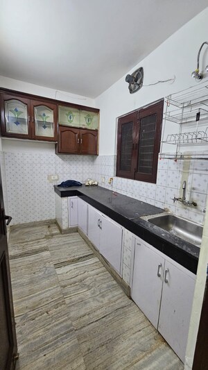 Kitchen in 1 BHK Builder Floor at Saket – for Rent