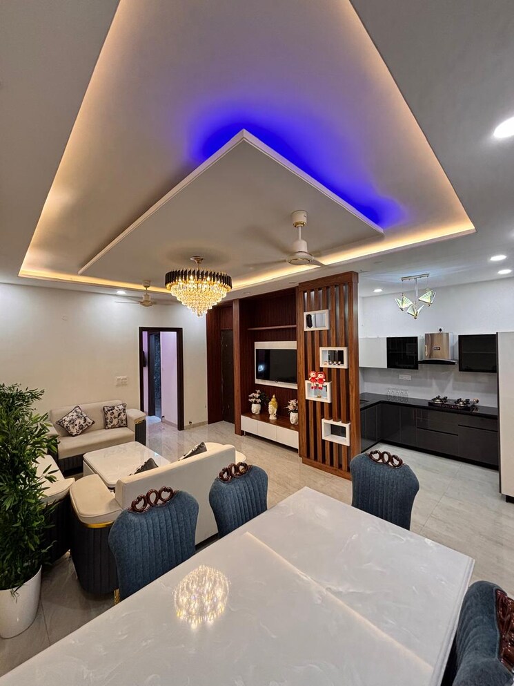 Living Room, vip road 3 Bedroom 1850 Sq.Ft. Apartment In Vip Road Zirakpur 9668422