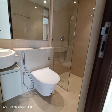 Bathroom in 3 BHK Apartment at Hiranandani Highland, Powai – for Rent