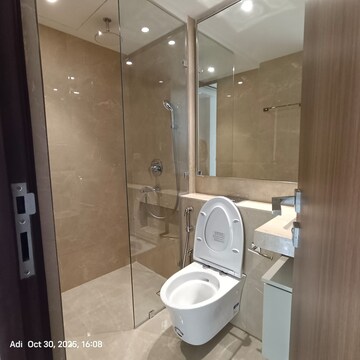 Bathroom in 3 BHK Apartment at Hiranandani Highland, Powai – for Rent