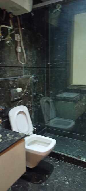 Bathroom in 4 BHK Builder Floor at Ansal Sushant Lok I, Sector 43 – for Rent