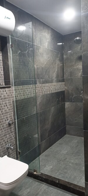 Bathroom in 4 BHK Builder Floor at Ansal Sushant Lok I, Sector 43 – for Rent