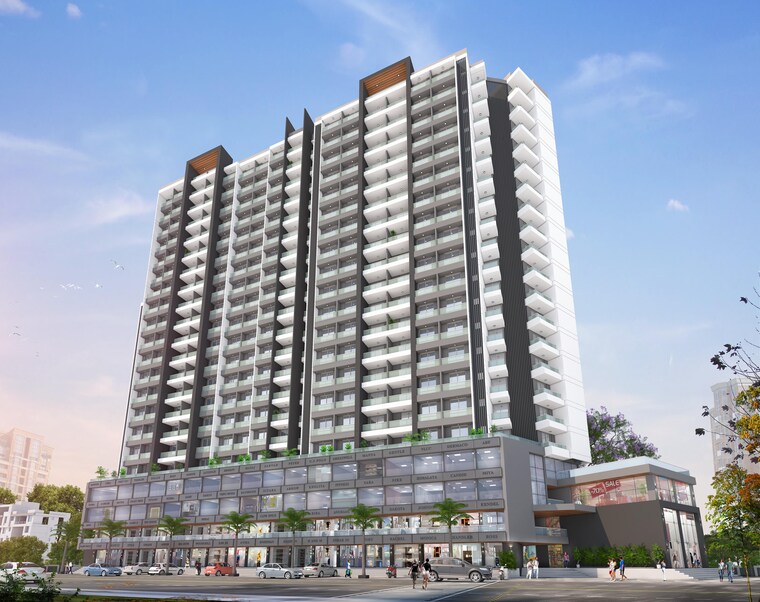 Exterior View, silver-queenstown 3 Bedroom 889 Sq.Ft. Apartment In Moshi Pune 9655445