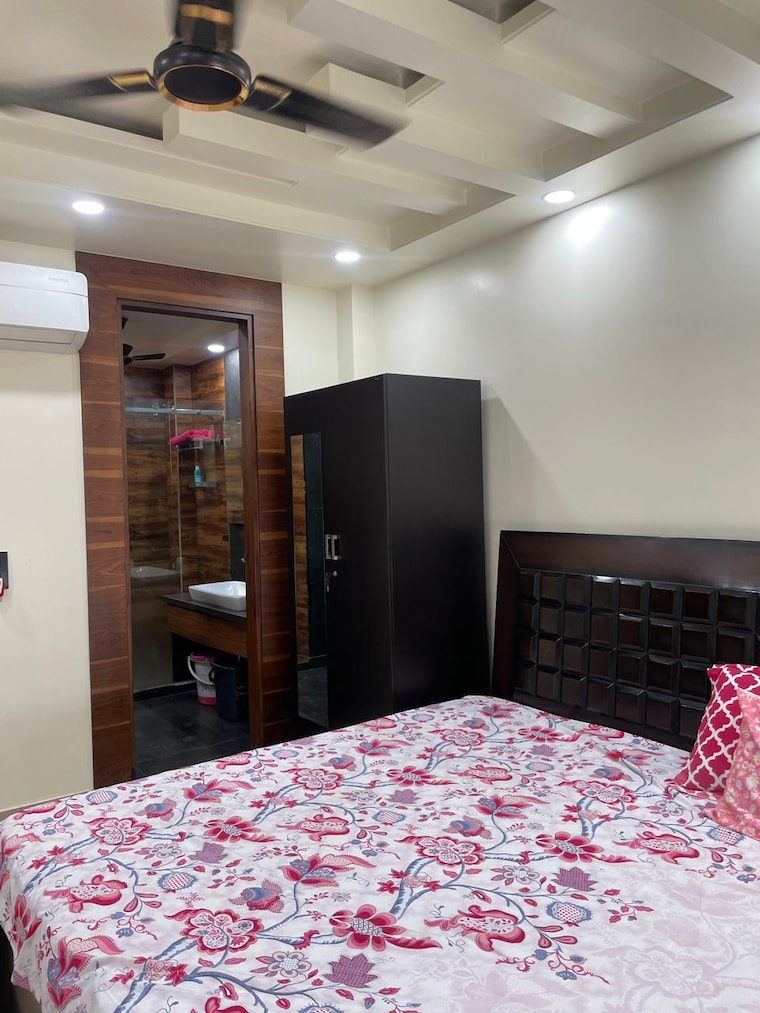 Bedroom, rajouri garden 3 Bedroom 1800 Sq.Ft. Builder Floor In Rajouri Garden Delhi 9668515