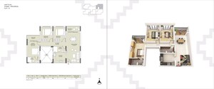 Floor Plan in 2 BHK Apartment at Devidanga – for Sale
