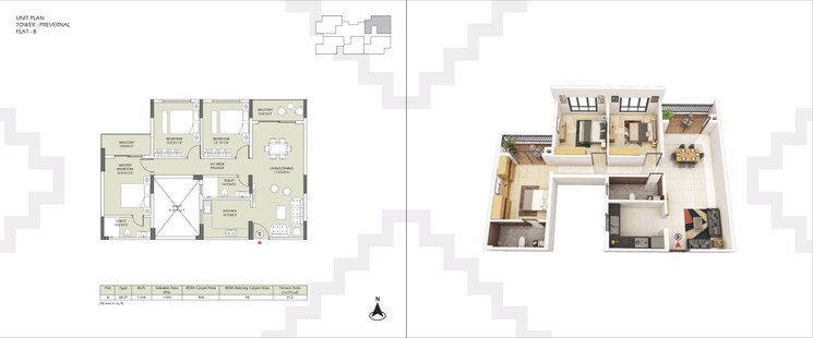 Floor Plan, devidanga 2 Bedroom 1189 Sq.Ft. Apartment In Devidanga Siliguri 9668589