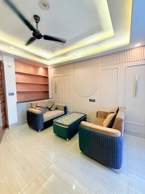 Living Room in 1 BHK Apartment at Saket – for Rent