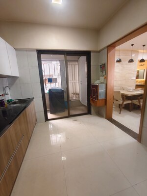 Kitchen in 3 BHK Apartment at Pride Purple Park Titanium, Wakad – for Rent