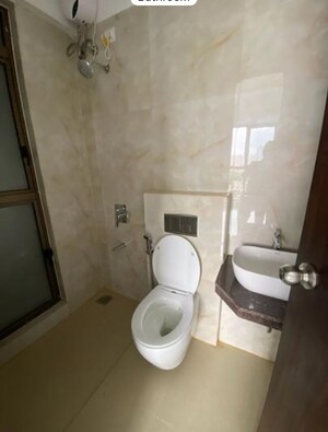 Bathroom in 2 BHK Apartment at Raymond Ten X Habitat, Pokhran Road No Two – for Rent