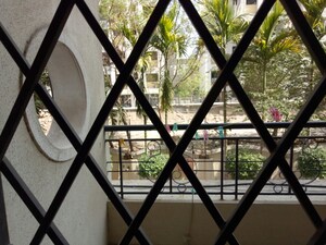 Balcony in 3 BHK Apartment at Rahul Towers, Kothrud – for Rent