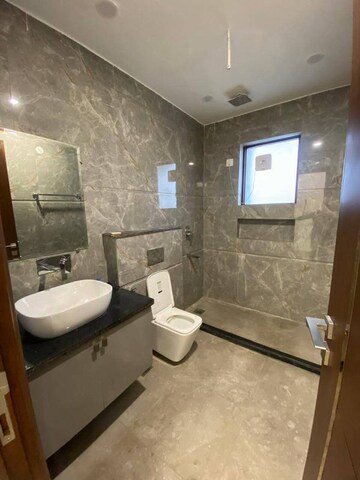 Bathroom in 3 BHK Apartment at Freedom Fighters Enclave – for Rent