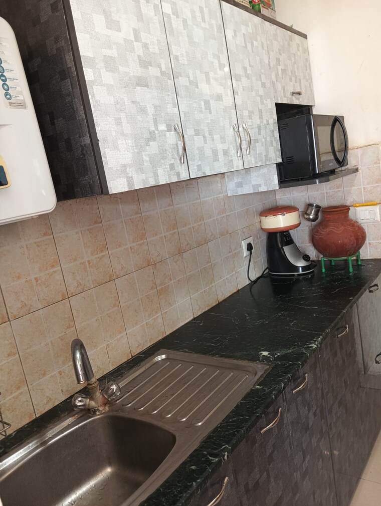 Kitchen, puri-pratham 2 Bedroom 1100 Sq.Ft. Apartment In Sector 84 Faridabad 9668777