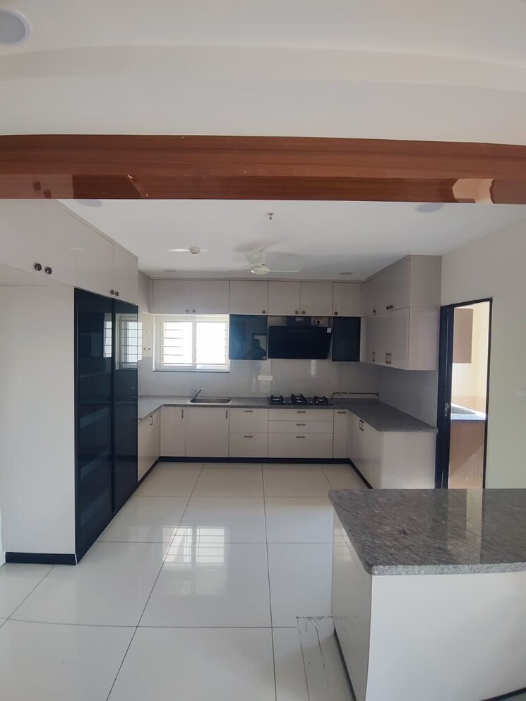 Kitchen, my-home-krishe 3 Bedroom 2780 Sq.Ft. Apartment In Financial District Hyderabad 9668802
