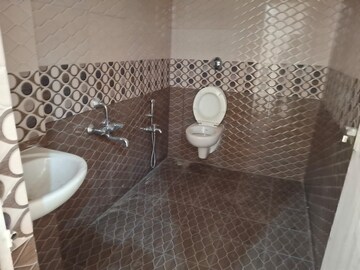 Bathroom in 3 BHK Apartment at Ramanashree California Garden, Yelahanka – for Rent