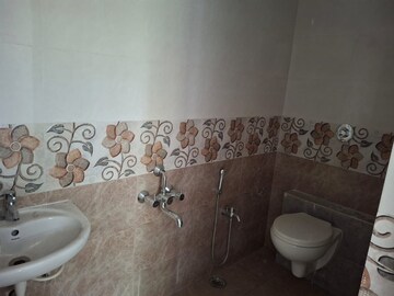 Bathroom in 3 BHK Apartment at Ramanashree California Garden, Yelahanka – for Rent