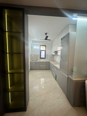 Kitchen in 3 BHK Builder Floor at Freedom Fighters Enclave – for Rent