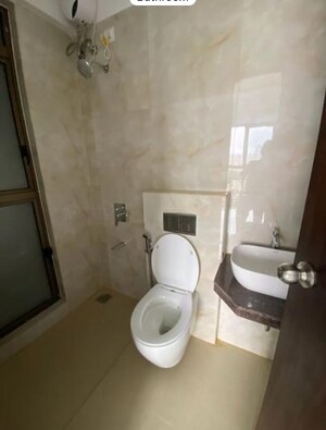 Bathroom in 2 BHK Apartment at Everest Countryside Jasmine, Kasarvadavali – for Rent