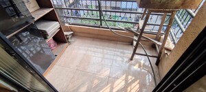 Balcony in 2 BHK Apartment at Shree Satyam CHS Kharghar sector 20, Kharghar Sector 20 – for Rent