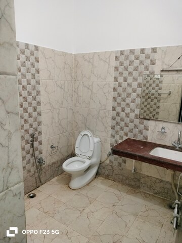 Bathroom in 3 BHK Builder Floor at Gomti Nagar – for Rent
