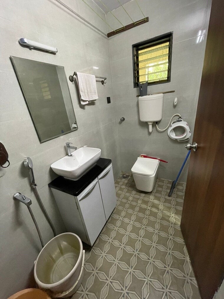 Bathroom, spaghetti-complex 2 Bedroom 1200 Sq.Ft. Apartment In Kharghar Navi Mumbai 9669642