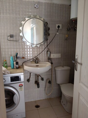Bathroom in 3 BHK Apartment at Supertech Cape Town, Sector 74 – for Rent