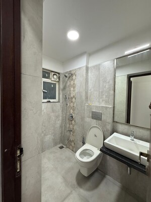 Bathroom in 2 BHK Apartment at Omkar Ananta, Goregaon East – for Rent