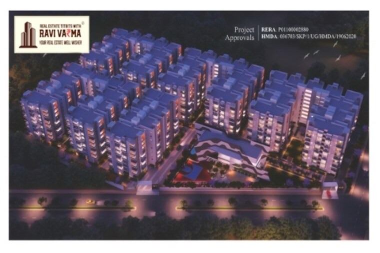 Master Plan, ira-aspiration 3 Bedroom 2190 Sq.Ft. Apartment In Kollur Hyderabad 9670717