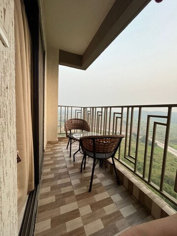 Balcony in 2 BHK Apartment at Lodha Amara, Kolshet Road – for Rent