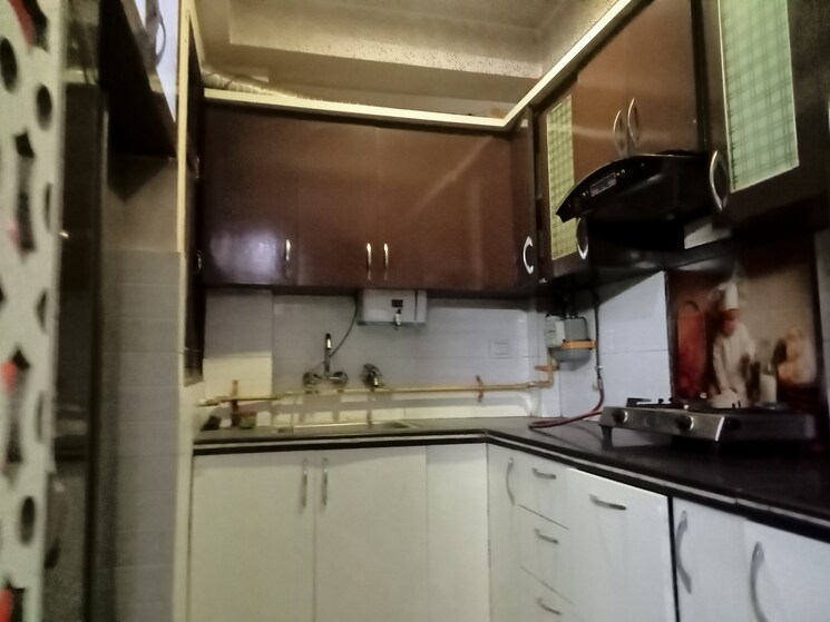 Kitchen, mahavir enclave 1 2 Bedroom 583 Sq.Ft. Builder Floor In Mahavir Enclave 1 Delhi 9670803