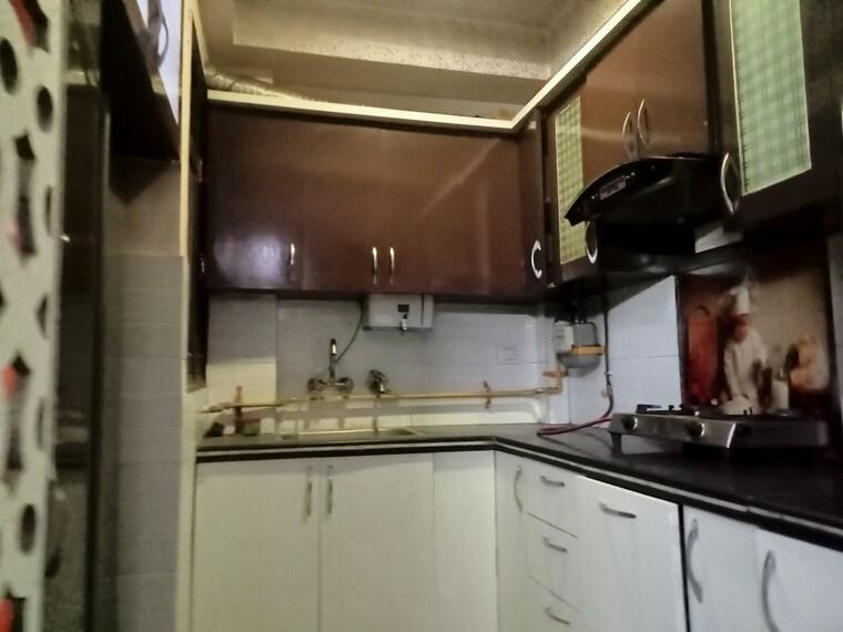 Kitchen, mahavir enclave 1 2 Bedroom 583 Sq.Ft. Builder Floor In Mahavir Enclave 1 Delhi 9670803
