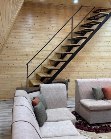 Staircase in 4 BHK Villa at Kompally – for Sale