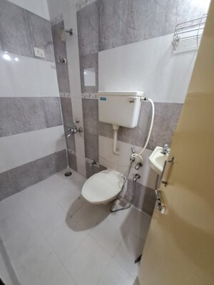 Bathroom in 2 BHK Apartment at Shree Residency Apartment, Kharghar – for Rent
