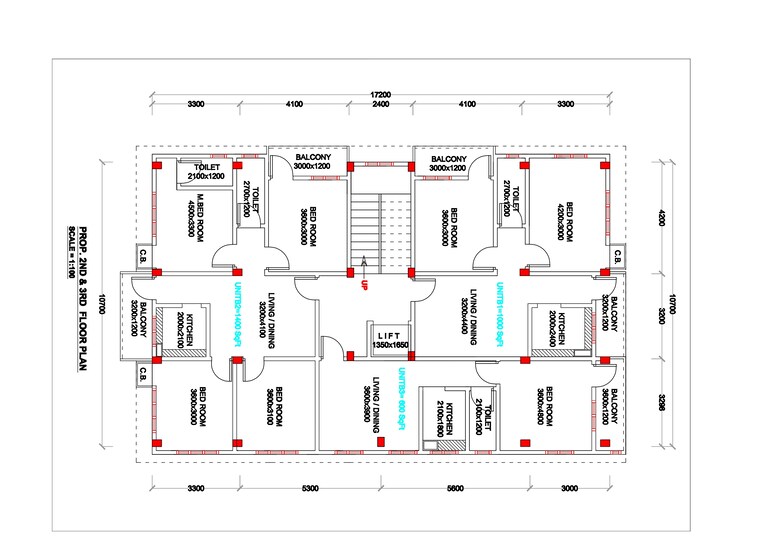 Floor Plan, basisthpur 1 Bedroom 600 Sq.Ft. Apartment In Basisthpur Guwahati 9670925