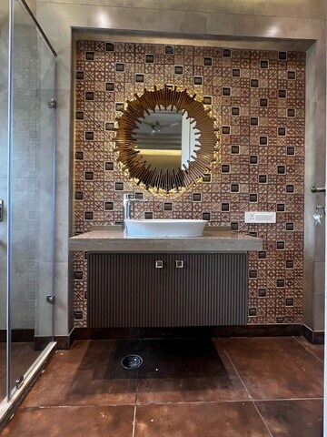 Bathroom in 2 BHK Builder Floor at Malcha Marg – for Rent