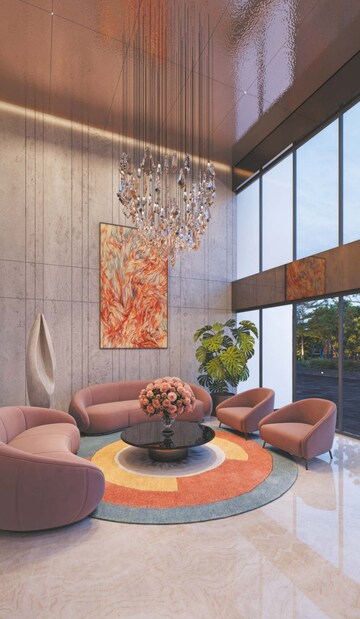 Building Lobby in 1 BHK Apartment at Bhairav Ocean Breeze, Kandivali West – for Sale