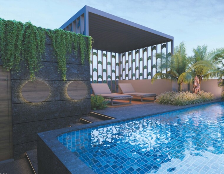 Swimming Pool, bhairav-ocean-breeze 1 Bedroom 423 Sq.Ft. Apartment In Kandivali West Mumbai 9671289