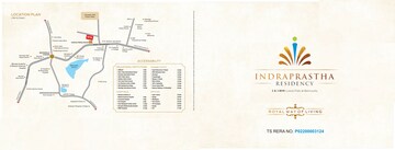 Floor Plan in 2 BHK Apartment at Bachupally – for Sale