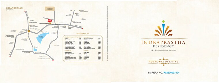 Floor Plan, bachupally 2 Bedroom 1160 Sq.Ft. Apartment In Bachupally Hyderabad 9671230
