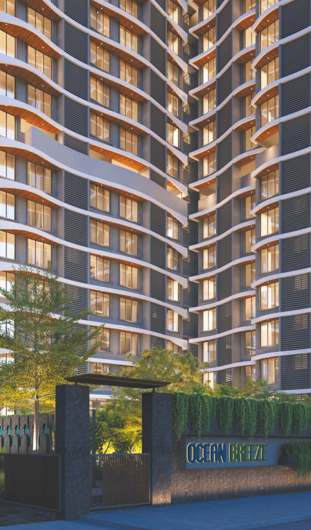 2 BHK + Extra Room 561 Sq.Ft. Apartment in Bhairav Ocean Breeze