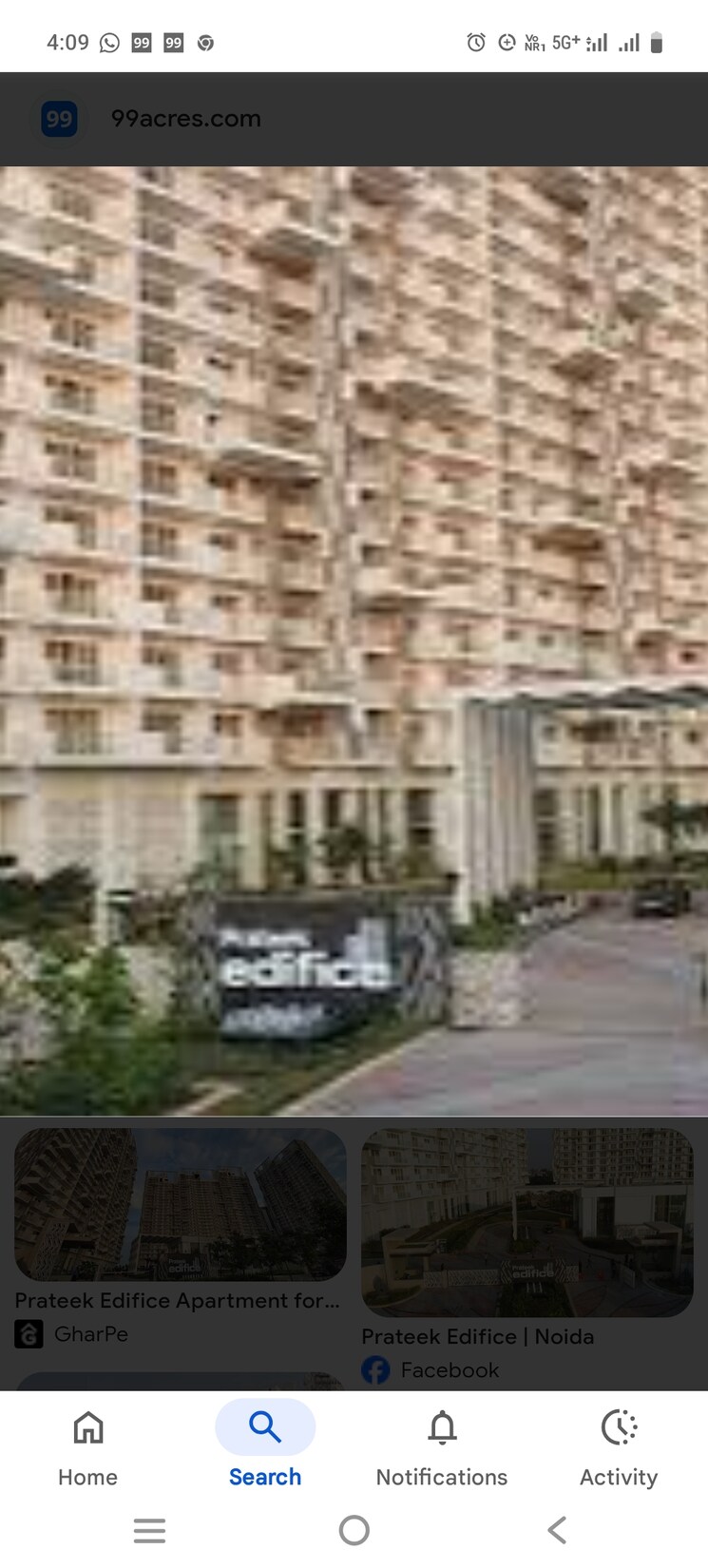 Exterior View, prateek-edifice 5 Bedroom 4300 Sq.Ft. Apartment In Sector 107 Noida 9671409