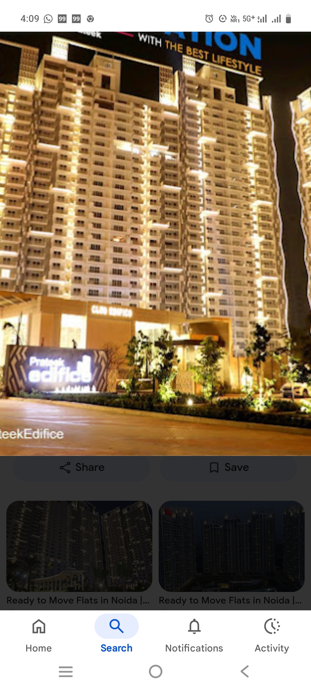 5 BHK Apartment For Sale in Prateek Edifice