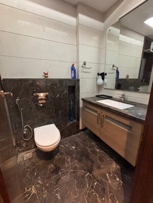 Attached Bathroom in 3 BHK Builder Floor at Greater Kailash I – for Sale